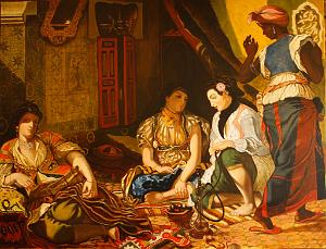 EUGENE DELACROIX-1834 FEMMES D ALGER 2